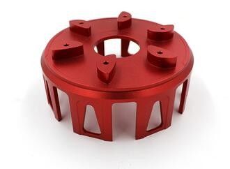 Çin Red 6061 Anodized Aluminum Parts High Precision CNC Machining Service Tedarikçi